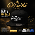 GiVaeKo Lux Snapback Hat – DTF Crown Logo | Adjustable Streetwear Cap