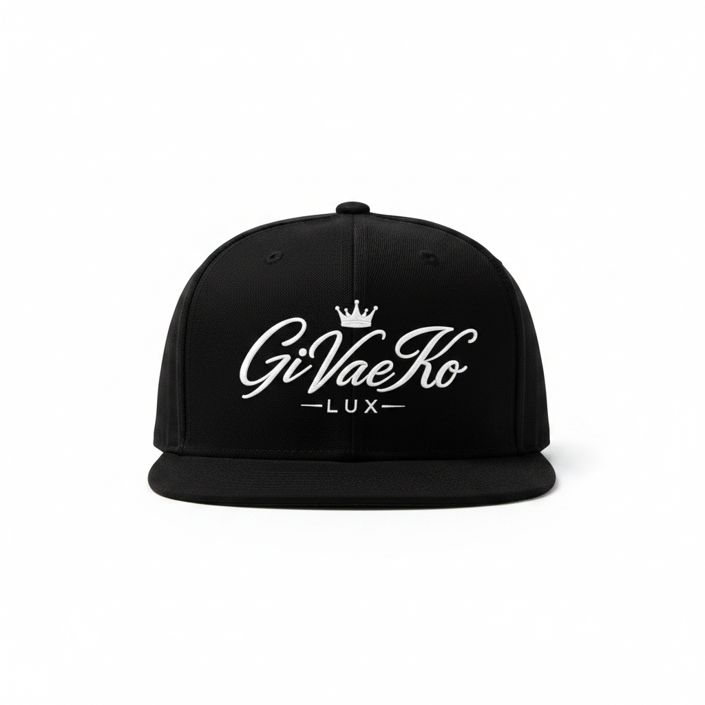Snapback front white bg