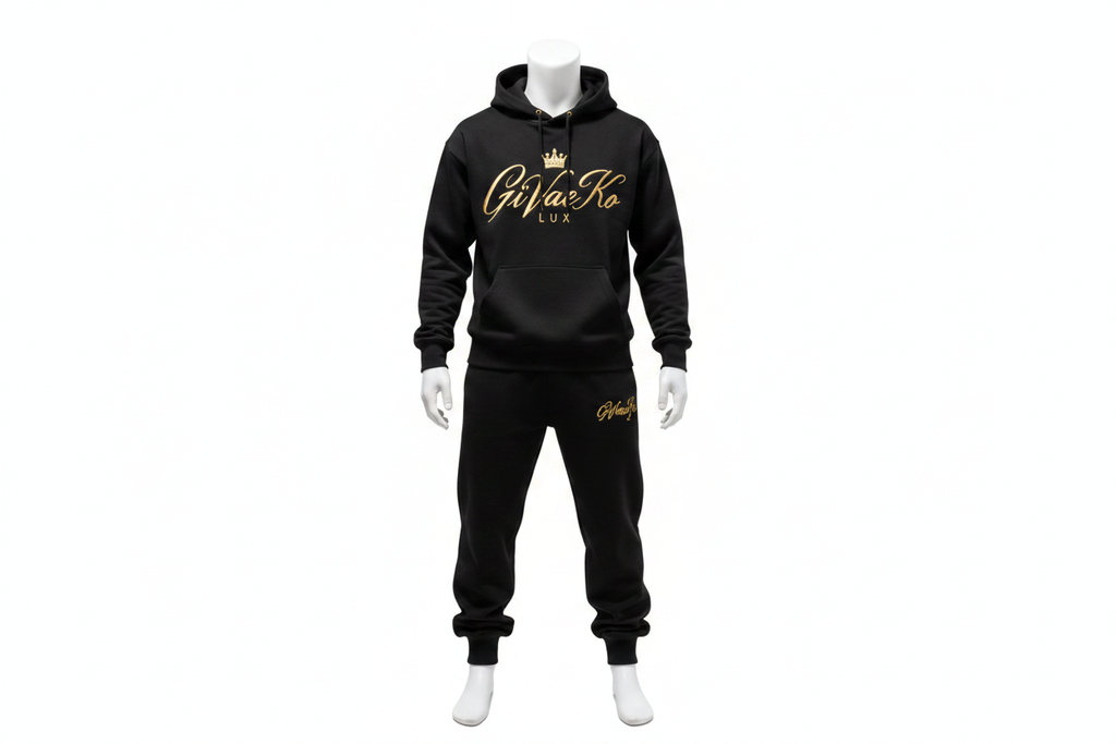 Timeless Elegance black gold standing